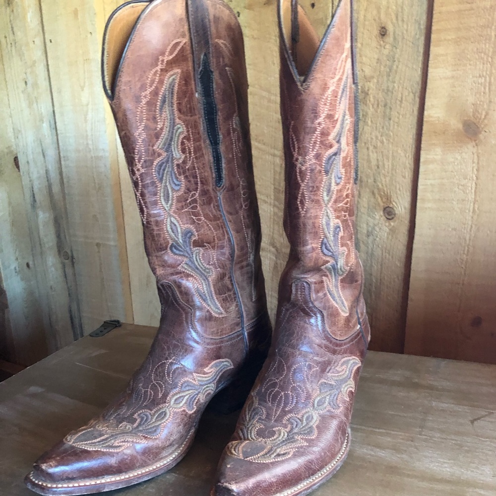 Lucchese Embroidered Women’s Cowboy Boots
